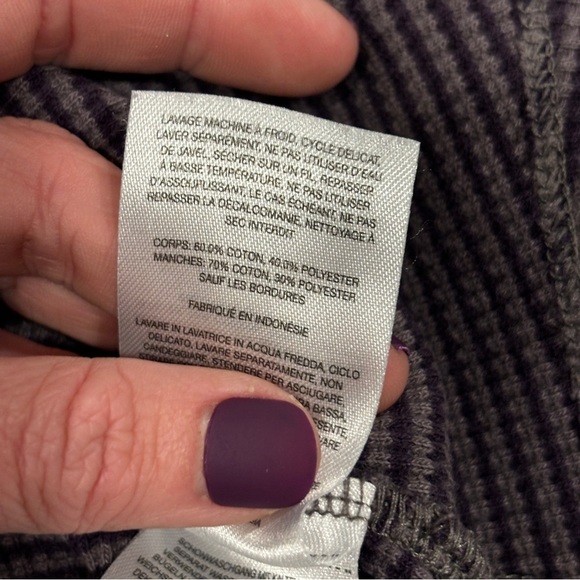 Columbia Womens Thermal Waffle Knit Long Sleeve pullover Shirt Size XL - Picture 7 of 11